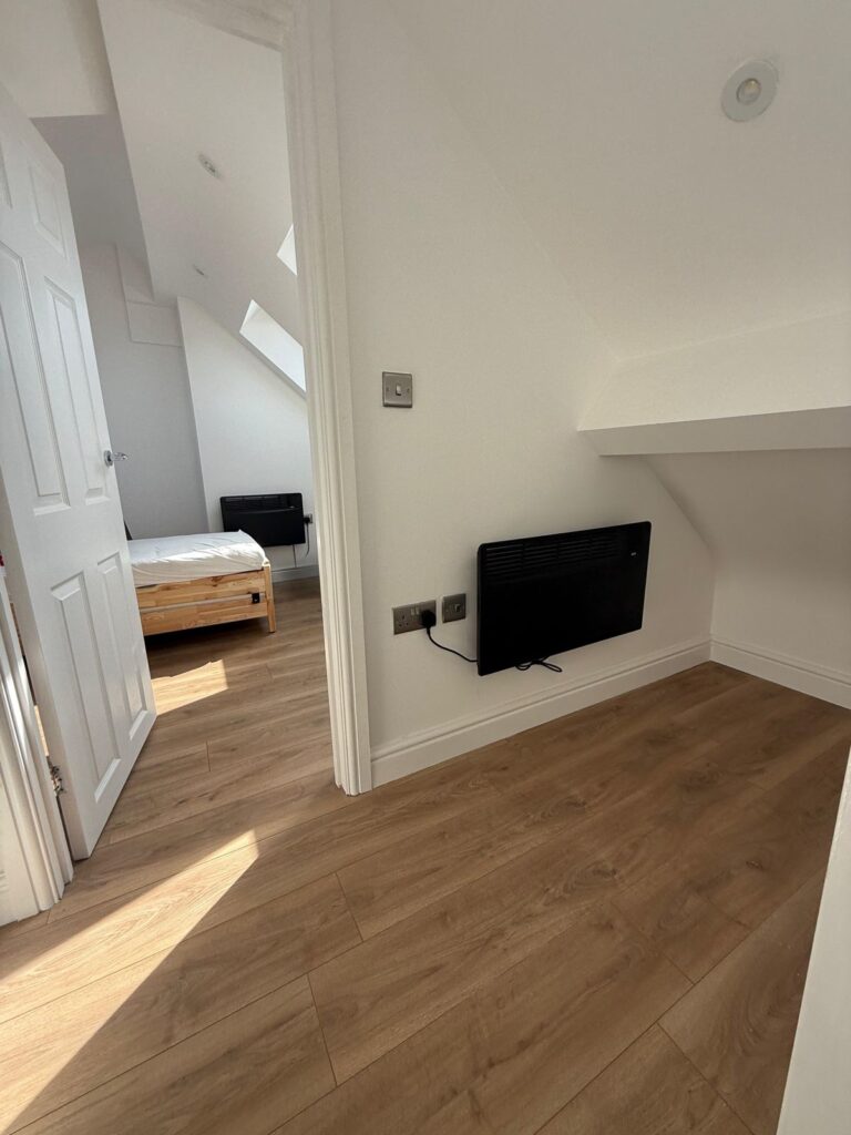A new staircase and finished landing are part of every conversion, connecting your loft seamlessly to the rest of the home.